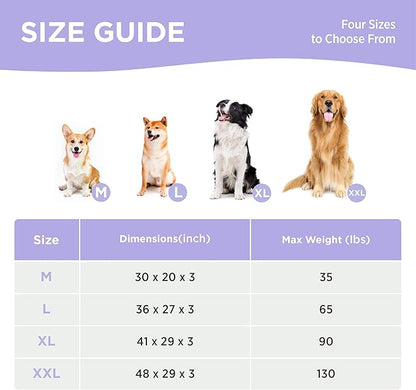 Lesure Inflatable Waterproof Dog Bed for Medium Dogs 3 Inch