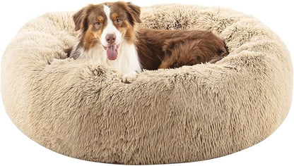 Calming Dog Bed for Medium Dogs 28", Shag