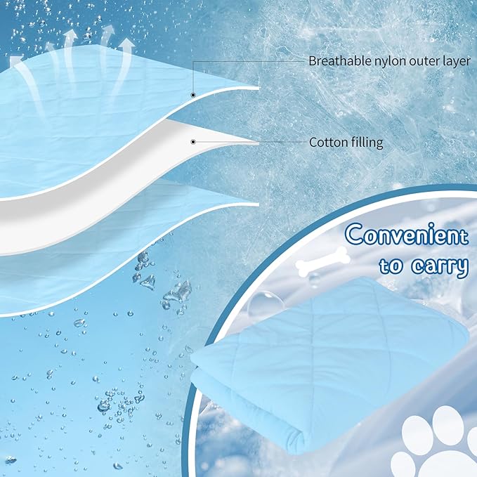 DELIFUR Cat Cooling Blanket 27.5"x19.7")