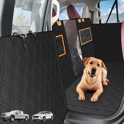 Truck dog seat cover back seat.Double waterproof dog