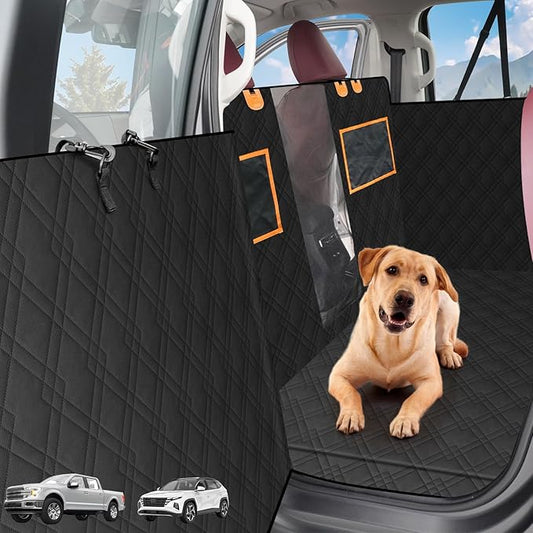 Truck dog seat cover back seat.Double waterproof dog