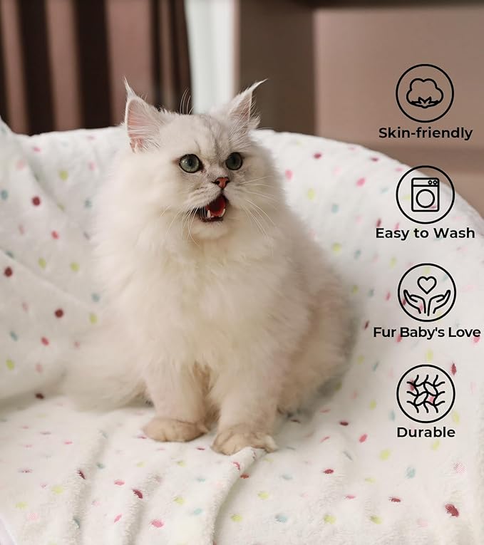 Luciphia 1 Pack 2 Pet Blankets for Dogs Cats (23x16 inch)