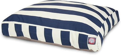 Majestic Pet Rectangle Large Dog Bed Washable – Non Slip Comfy Pet Bed – Dog Crate Bed with Removable Washable Cover – Dog Kennel Bed for Sleeping 44x36x5 Inch