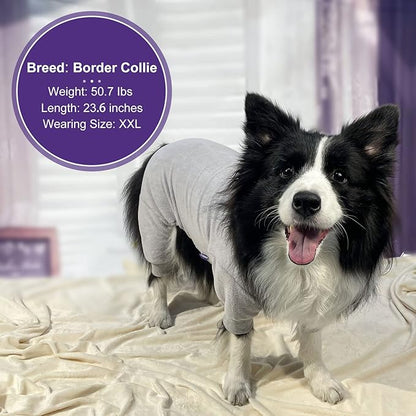 cyeollo Dog Pajamas Turtleneck Thermal Dog Pjs Fleece