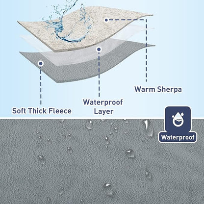 Kritter Planet Waterproof Puppy Blanket for Small Dogs