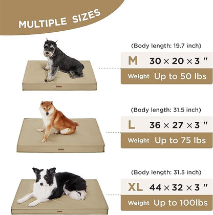 Lesure Outdoor Waterproof Dog Beds for Large Dogs