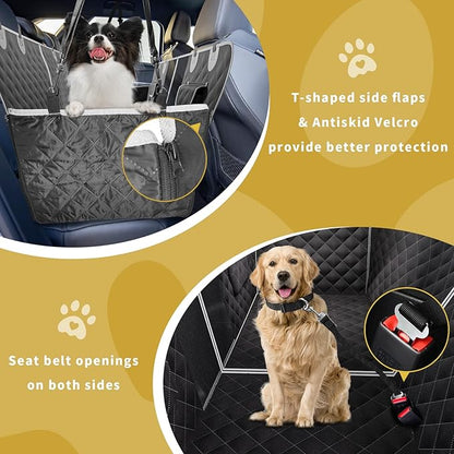 Dog Car Seat Cover for Back Seat