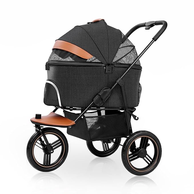 Dog Stroller for Medium Small Dogs 3in1 Pet 3 Wheels