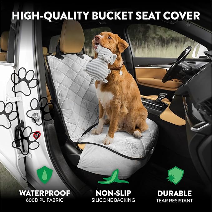 Plush Paws Products Premium Bucket Car Seat Protector