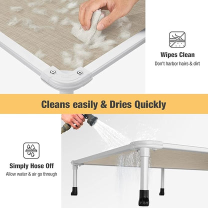 Veehoo Chew Proof Elevated Dog Bed