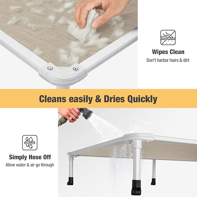 Veehoo Chew Proof Elevated Dog Bed