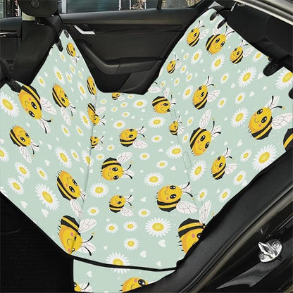 AFPANQZ Honey Bee Dog Cat Seat Cover
