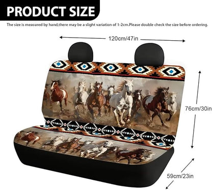 AFPANQZ Horse Aztec Stripe Full Wrap Car Seat