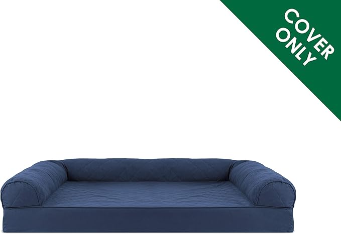 Furhaven Replacement Dog Bed Cover Quilted Sofa-Style