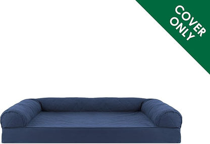 Furhaven Replacement Dog Bed Cover Quilted Sofa-Style