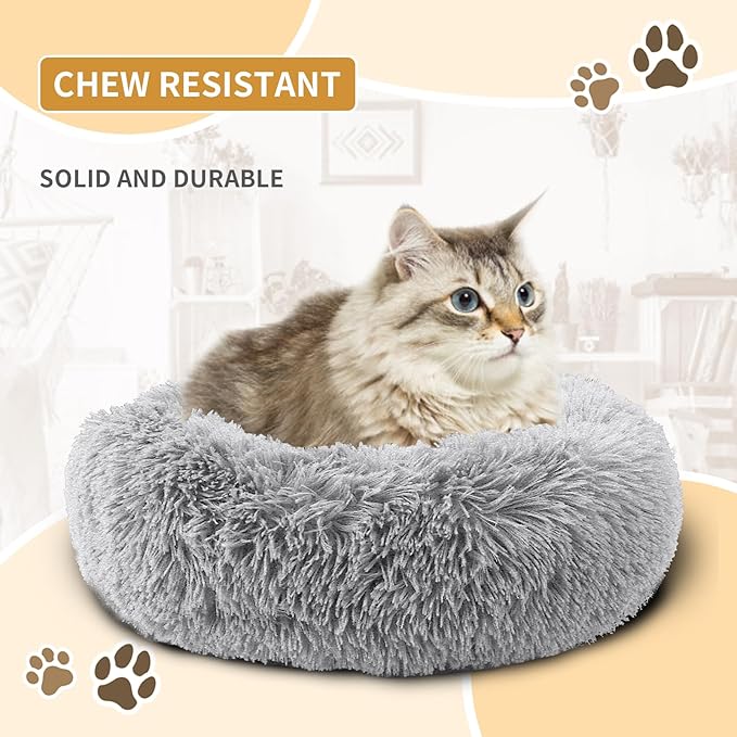 Dog Bed Comfiest Indoor Calming Waterproof Bedding Washable