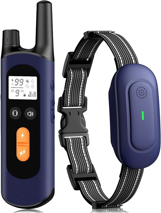 Dog Shock Collar with Remote Control [2024release] Training IPX7 Waterproof 1/2 Mile 10-120 lb