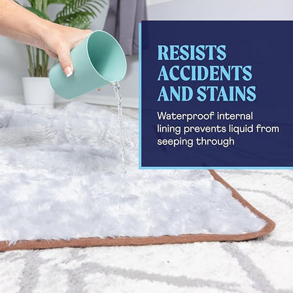 PupProtector Waterproof Throw Blanket for Dogs and Cats (80" L 62" W)