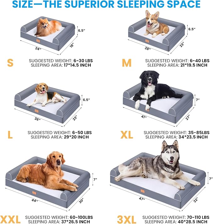 Orthopedic Dog Bed for Small Dogs