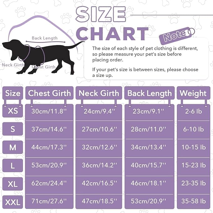 Purple Dog Sweater for Medium Dogs Girl Boy