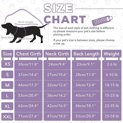 Purple Dog Sweater for Medium Dogs Girl Boy