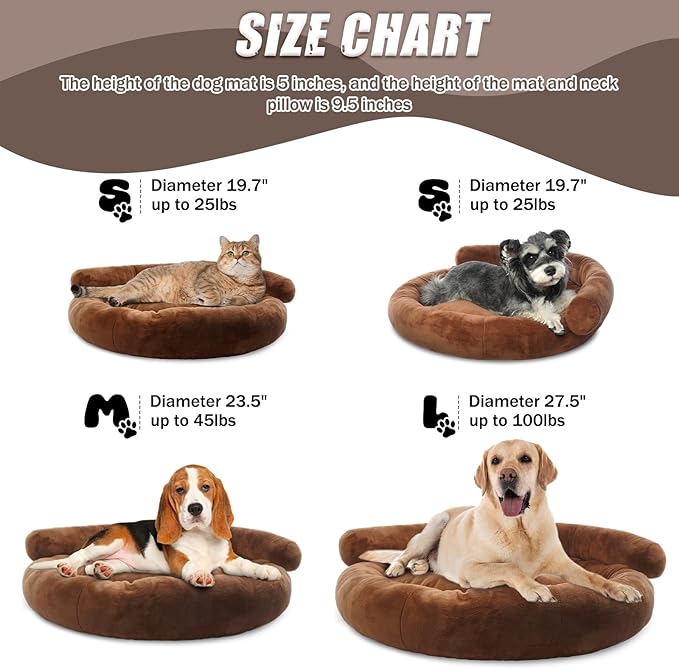 DENTRUN Dog Bed for Small Dogs