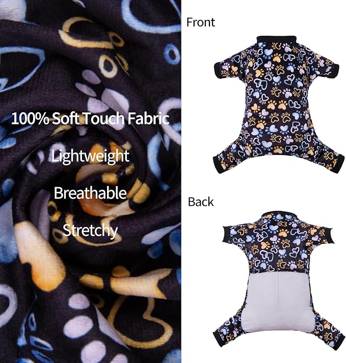 CuteBone Dog Pajamas Costumes Fleece Pet Clothes Puppy P220XS