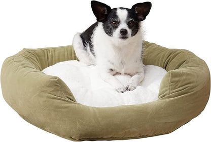 Maddie Donut Dog Bed with Removable Center Pillow (24" x 24")