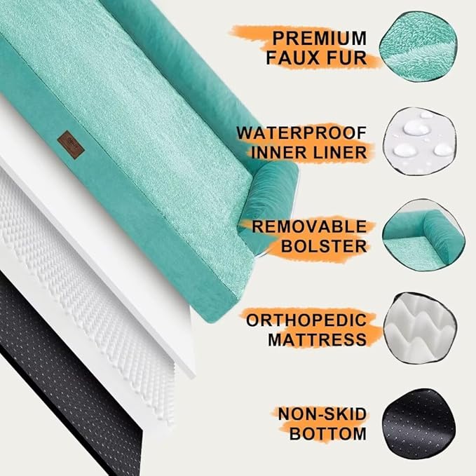 Orthopedic Washable Large Dog Bed