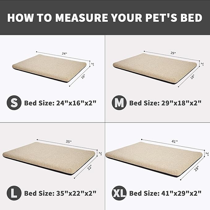 Panku Large 36inch Dog Bed 35x22x2)