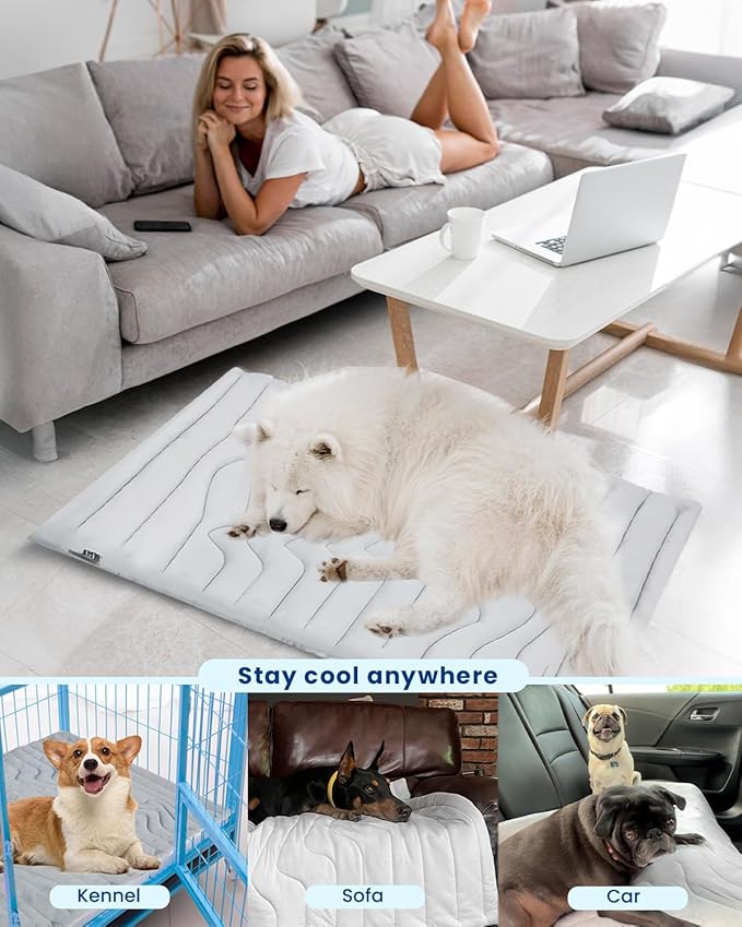 ZonLi Dog Cooling Mat 48" x 28"Medium, Cooling