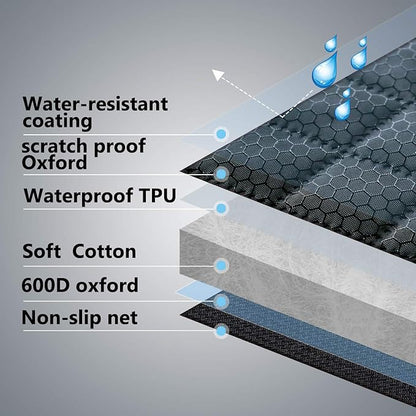 Vailge Bench Dog Car Seat Cover for Back Seat 100% Waterproof