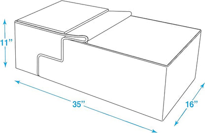 Best Pet Supplies Portable Foldable Foam Pet Stairs/Steps for Couch 4-Step (H: 22")