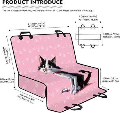 AFPANQZ Cat Print Dog Cat Seat Cover Bucket