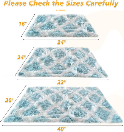 PJYuCien Fluffy Fleece Calming Pet Throw Blanket 16 * 24", Machine