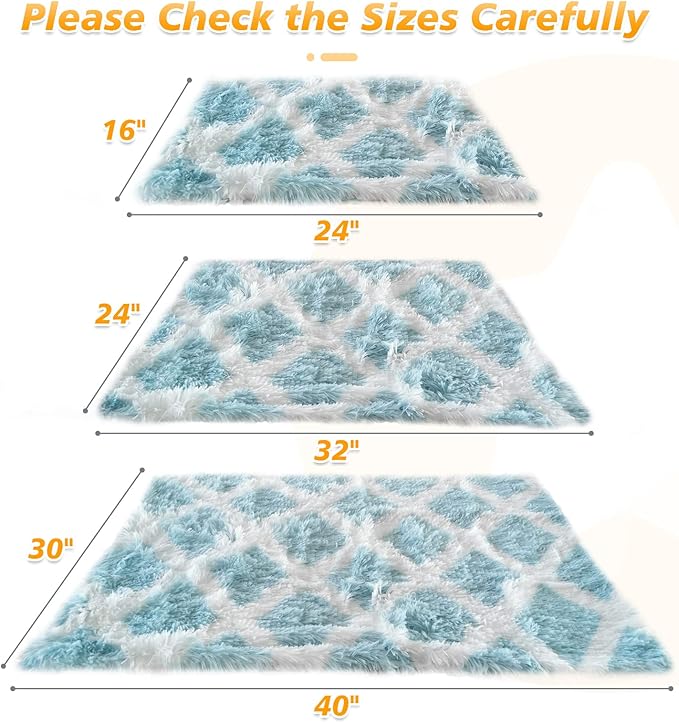 PJYuCien Fluffy Fleece Calming Pet Throw Blanket 30 * 40", Machine