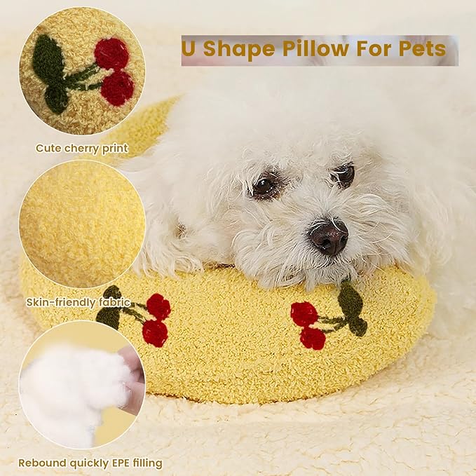 Cutated Dog Calming Pillow Dog Neck Pillow Cat