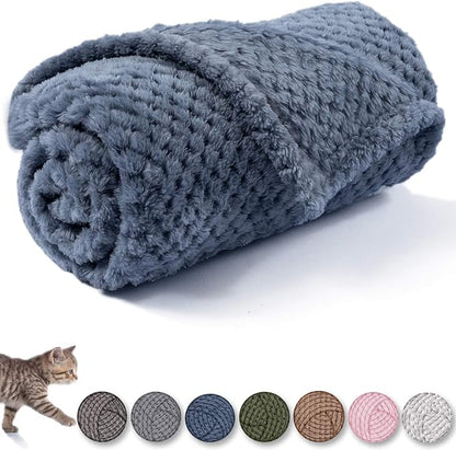 Dog Blanket or Cat Blanket or Pet Blanket (M/32" x 40", Blue)