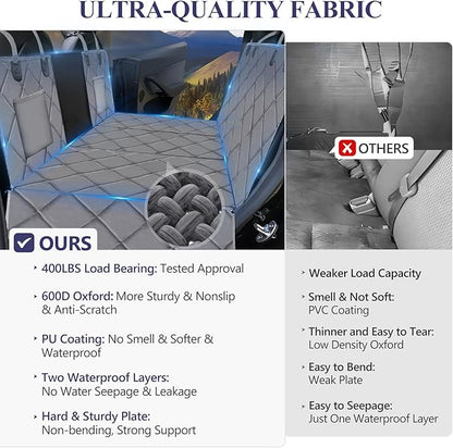 Back Seat Extender for Dogs 400lbs, Waterproof