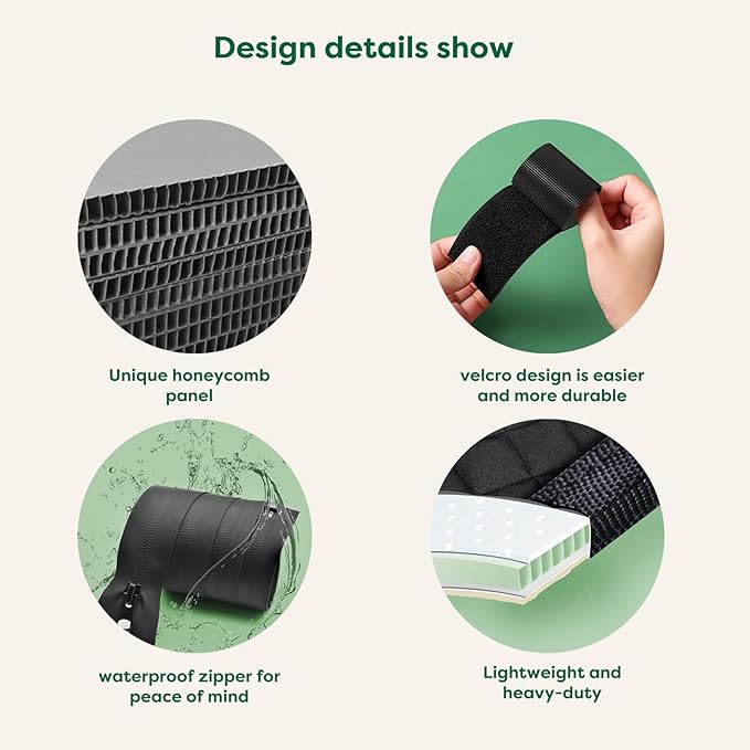 nzonpet Dog Car Seat Cover for Back Seat