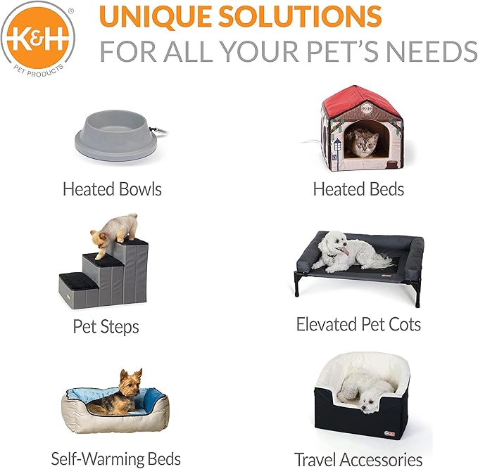 K&H Pet Products Elevated Cooling Outdoor Dog Bed 32 X 25 Inches