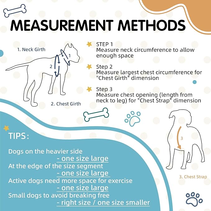 Tri-Color Dog Harness