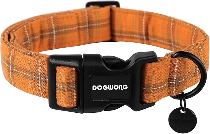 DOGWONG Cotton Dog Collar