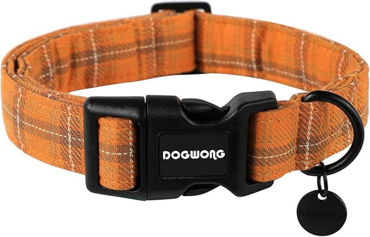 DOGWONG Cotton Dog Collar