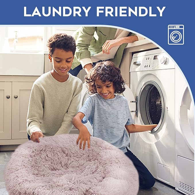 suddus Calming Dog Bed with Blanket Attached 26"