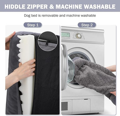 INVENHO Orthopedic Dog Bed for Medium Dogs