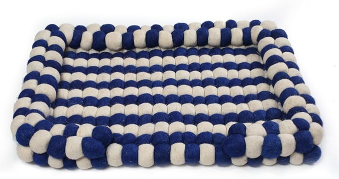 Felt Ball Dog Bed Wool Bed for Cats and Kittens Fabric Pet Beds Luxury Cat Dog Bed