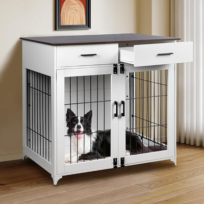 Snowtaros Dog Crate Furniture 36.6 Inch