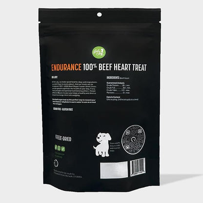 Get Joy Freeze Dried Superfood 100% Beef Heart Dog Treats 4 Ounce