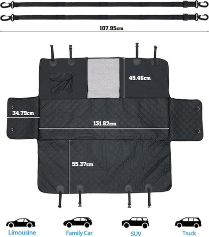 Anyoupin Dog Car Seat Cover for Back Seat